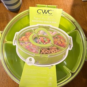 Cook with Color Lime Green Rotating Snack Box
